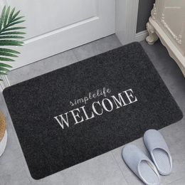 Carpets 1PC Letter Embroidery Multifunctional Indoor And Outdoor Floor Mat Water Absorption Oil Dirt Resistant Anti Slip