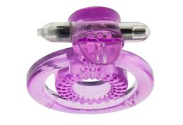 Jelly Vibrating Cock Ring Penis Rings Clit Vibrator Adult Sex Toys For men Sex Products6276107