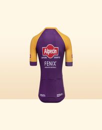 2021 FENIX Pro M PURPLE SHORT SLEEVE CYCLING JERSEY SUMMER WEAR ROPA CICLISMO+ BIB SHORTS 20D GEL PAD WITH POWER BAND8961567