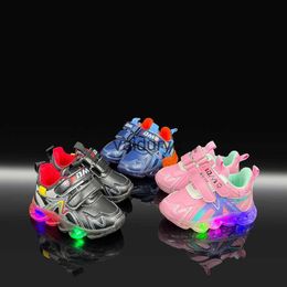 Sneakers 2022 Neue Sportschuhe Kinderkinder leichte Baby 1-7 Jahre alte Jungen Running Girls Casual Trend H240411