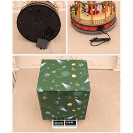 Christmas Children Gifts Christmas Musical Box Home Window Desktop Christmas Ornaments Furnishings Gift