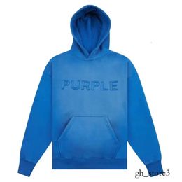 Purple Jeans Hoodie Fall Winter New Designer Hoodie Sweater Men Fashion High Street Style Casual Hoodie Purple Classic Letter Winter Warm Purple Brand Hoodie 731