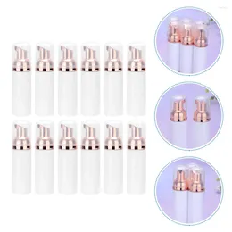 Storage Bottles 12 Pcs Plastic Foam Bottle Empty Pump Dispenser Foaming Eyelash Extension Cleanser Containers Portable Refillable