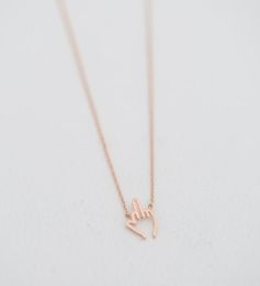 Fashionable finger pendant necklaces Uncivilized gestures middle finger pendant necklaces Originality style necklaces first gift f4676141