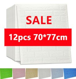 3D Wall Stickers Imitation Brick Bedroom Decor Waterproof Selfadhesive Wallpaper For Living Room Kitchen 7770cm4884843