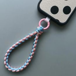 Wrist Strap for Phone Hand Strap Weave Key Lanyards Colorful Cellphone Charm Portable Accessories for Hanging Cell Phones Chain