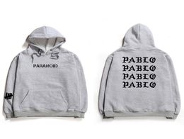 New 2019 Club Brand Hoodie Sweatshirts Women Paranoid Letter Print Hoodies Men West Hooded Anti Social Hoody1942597