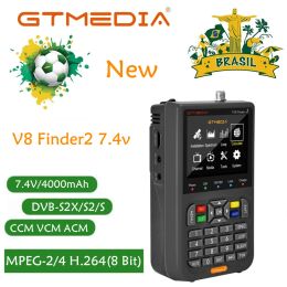 Finder GTMEDIA V8 Finder 2Sat Decoder Finder Digital Satellite Signal Finder Metre DVBS/S2/S2X H.264 1080P Receptor TV Signal Receiver