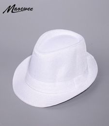 Wide Brim Hats Spring And Summer White Jazz Outdoor Hat Panama Women Men Ladies Fedoras Top For 20219453948