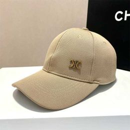 CELIES Sun hat 2024 new Korean version hard top solid color baseball cap for men and women to match each other show their faces Small lovers sunscreen duck tongue5M7Y