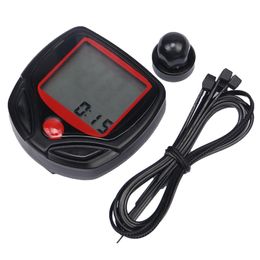 1 PC Waterproof Bicycle Bike Cycle Lcd Display Digital Computer Speedometer Cycling Computer Riding Accessories Tool