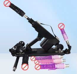 AKKAJJ Realistic Sex Machine Thrusting Strong Suction Cup Power Adjustable Speed Faster Pumping Gun With Accessories7029943