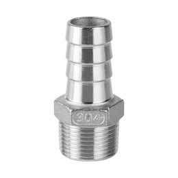 Hose Barb Tail 6mm 8mm 10mm 12mm Pipe Fitting Joints 1/4" 3/8" 1/2" BSP Male Connector Coupler Adapter Gas Joint A2 Stainless