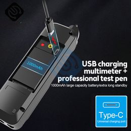 DC Multimetro Digital Profesional Multimeter 9999 T-RMS LCD Multimetre DC AC Current Voltage Tester Capacitance Diode Usb Tester