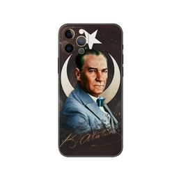 Turkey Mustafa Kemal Ataturk phone case for iphone 14 2020se 6 6s 7 8 plus x 10 XR XS 11 12 13 mini pro MAX black tpu back cover