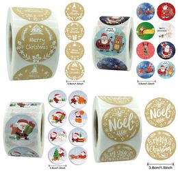 Inch 15 Merry Christmas Stickers Large Big Holiday Card Gift Envelopes Stocking Xmas Party Favours Supplies for Kid Scrapbooking 58740441