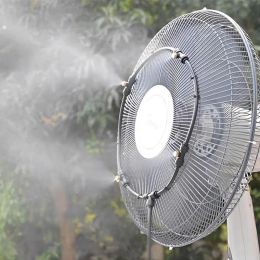 Outdoor Cooling Patio Misting System Fan Cooler Water Mist Gardenhouse Garden Patio Spray Fogger Misting Water Fan Sprayer
