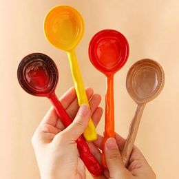 Spoons Spoon Creative Rice Kitchen Cute Tableware Small Ceramic Soup Long Household Handle Stoare