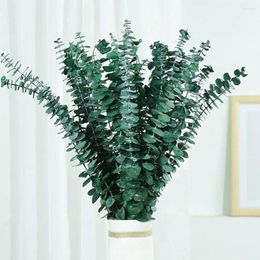 Decorative Flowers 10/20Pcs Great Wedding Party Eucalyptus Fake Plant Decor Natural Faux Greenery Leaves Wither-resistant Home