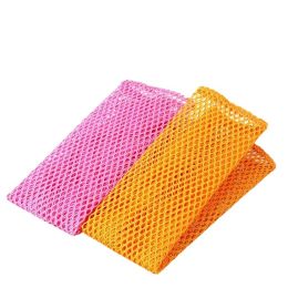 Microfiber Cleaning Wipes Car Clean Towel Kitchen Mesh Dish Cloth Reusable Clean Towel Cloths Non-stick Oil Home Cleaning Towels