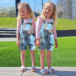 Athletic Clothing Shorts Cargo Rainbow Printed Baby Jumpsuit Toddler Tie-Dyed Girls Girls Boy Shorts Underwear Size 14