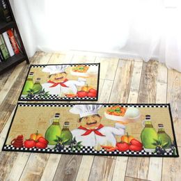 Carpets Door Mat Machine Washable Non Slip Kitchen/Bathroom Floor Rug 40X60cm Black