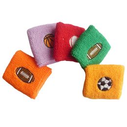 Kids Sports Wristbands Children Wrist Sweatbands Sweatbands Accessories For Basketball Baseball Football Soccer Fitness
