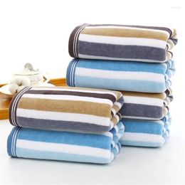 Towel Clean Hearting Towels Washable Folded Children Face Bathroom Fast Drying Handkerchief Striped Velvet 2024 Soft Hand