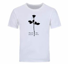 Depeche Mode T Shirt Enjoy The Silence T shirts Men Short Sleeve Cotton Tops Men Tee Fashion Summer Tshirts DIY0334D4079563