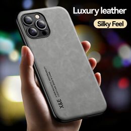 Magnet Fur Leather Case For Vivo Y11 Y12 Y15 Y51 Y17 Y3 Y91 Y95 V17 Neo Fabric Cloth Shockproof Silicone Case Cover