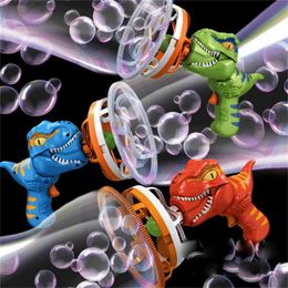 Sand Play Water Fun Big Bubble Machine Giant Dinosaur Bubble Blower Fun Bubbles In Bubble Maker Kids Bubble Gun Outdoor Toys Birthday Gifts For Boys L47