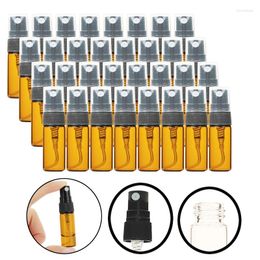 Storage Bottles 100pcs 2ml 3ml 5ml 10ml Mini Portable Perfume Bottle Spray Refillable Cosmetic Sample Glass Bottling Empty Container For