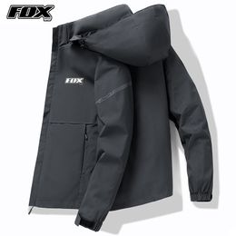 FOX HPWF Men's Cycling Jacket Windproof Waterproof Motorcycle Bicycle Clothes Mtb Mountain Bike Jersey Corta Vento Para Ciclismo