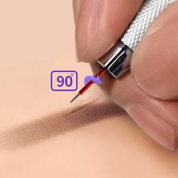 50pcs Round Needles Microblading Needles Fog Eyeborw Permanent Makeup Blade Shading Fog Eyebrow Tattoo Needle for Manual Pen