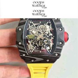 designer mens watch luxury brand Watch Automatic SuperClone Classic Red Black Yellow Men Sapphire SEKLCarbon fiber sapphire