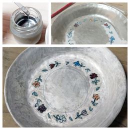 10g Pottery Overglaze Colour Pigment Silver Paste Glaze Electric Kiln DIY Ceramic Printing Colouring Stroke Edge Liquid Glaze