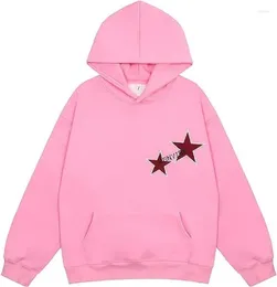 Women's Hoodies Y2k American China-Chic Original Wear With Personality Star Embroidery Hoodie For Men And Women Loose Oversize Couple