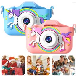 Digital Cameras 96MP Kids Camera Toys 2.0inch Screen 1080P HD Child Video W/ Silicone Case For 7-12 Years Old Boys Girls