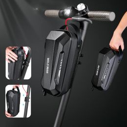 Electric Scooter Bike Bag 2L/3L/4L Scooter Handlebar Bag Portable Hard Shell Large Capacity Night Reflective for M365 PRO 2
