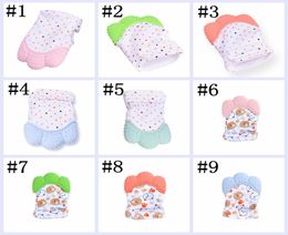 Baby Teether Gloves Squeaky Grind Teeth Chew Sound Toys Lovely Teethers Baby Toys Newborn Teething Pain Relief Practice Toys YFALS3264765