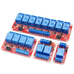 1 2 4 8 Channel 5V 12V Relay Module Board Shield with Optocoupler Support High and Low Level Trigger for Arduino