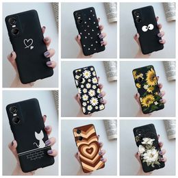 For Tecno Pop 6 Pro Case 6.6'' Silicone Cute Painted Soft Black Cover for Tecno Pop6 Pro Cover TPU Protective Coque for Pop 6pro