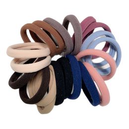 10PCS Women Heavy Hair Top Quality Elastic Hair Rubber Bands Girls Strong Scrunchy Gum/Tie/Scrunchies/Ponytail Hair Holders