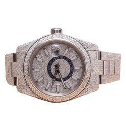 Luxury Looking Fully Watch Iced Out For Men woman Top craftsmanship Unique And Expensive Mosang diamond Watchs For Hip Hop Industrial luxurious 42233