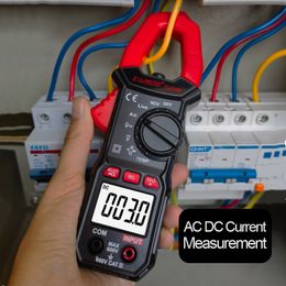 Digital Clamp Metre AC DC Pinza Amperimetrica Voltage T-RMS Auto Range Temp Capacitance Current Clamp Amperimetro Multimeter