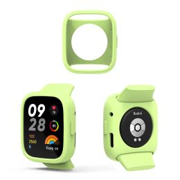 Protective Case for Xiaomi Redmi Watch 3 Silicone Shell Frame Bumper Protector for Redmi Watch 3 Smart Watch Cover Case