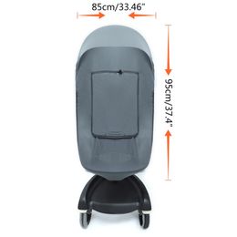 Pram Sunshade Cover Universal Carseat Rain Cover Rip-stop Pushchair Sunproof Cover Windproof Awning Stroller Accessories
