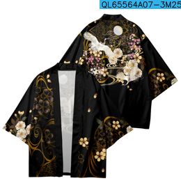 Summer Kimono Japanese Yukata Women Asian Shirt Traditional Men Kimonos Haori Clothes Cardigan
