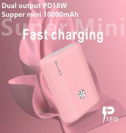 Cell phone Power Bank 10000mAh Portable Charger USB Type C PD 30 18W Fast Charging Powerbank External Battery for Iphone 12 pro m4927955