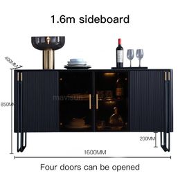 Dining Room Sideboard Table Light Luxury Home Restaurant Furniture Storage Cupboard Modern Minimalist Entrance Hall Wine Cabinet